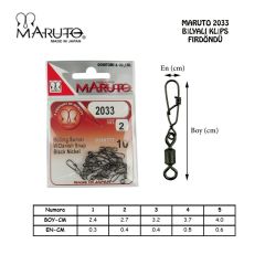 Maruto 2033 Bilyalı Klips Fırdöndü (10Pcs) No