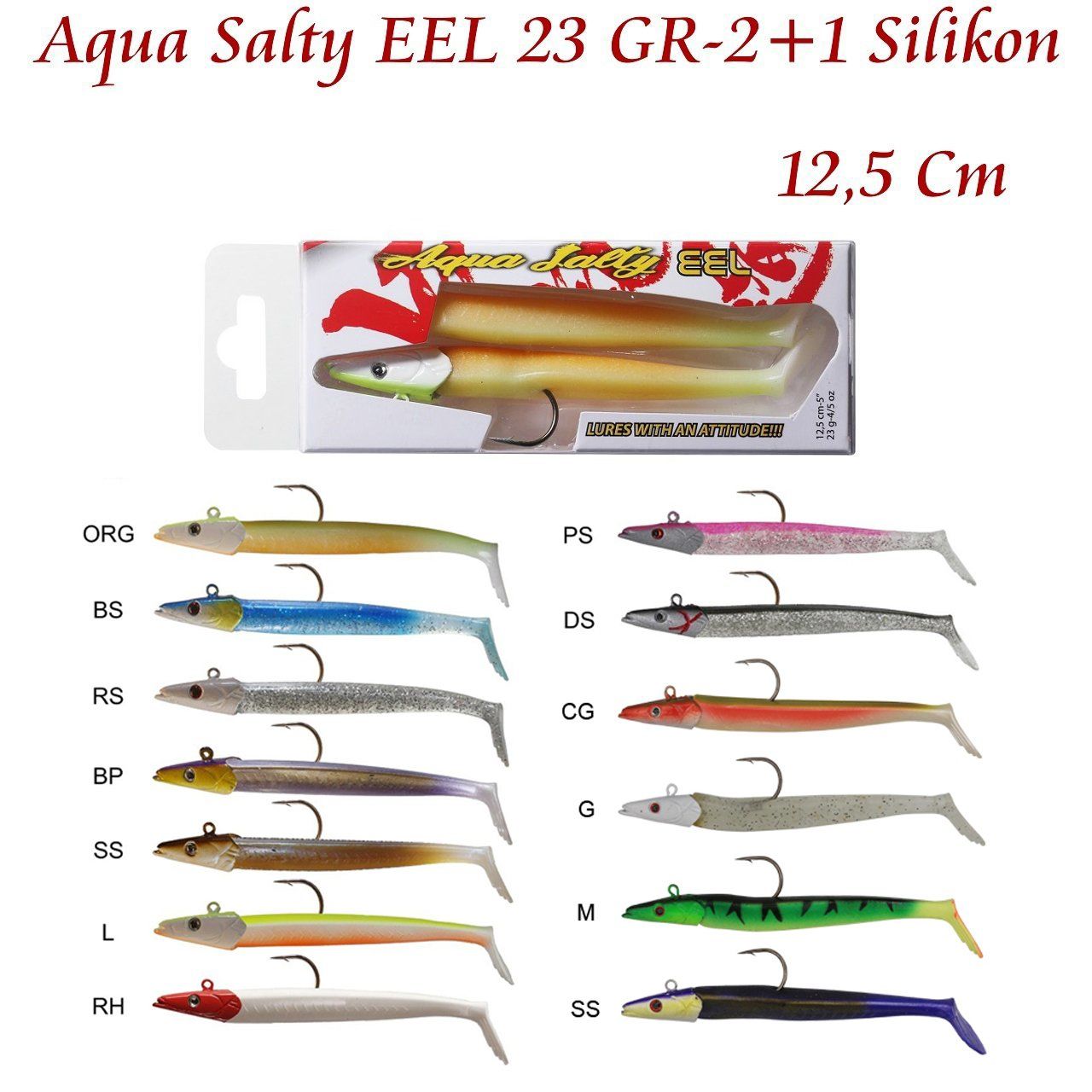 Aqua Salty EEL 23 GR-2+1 Silikon