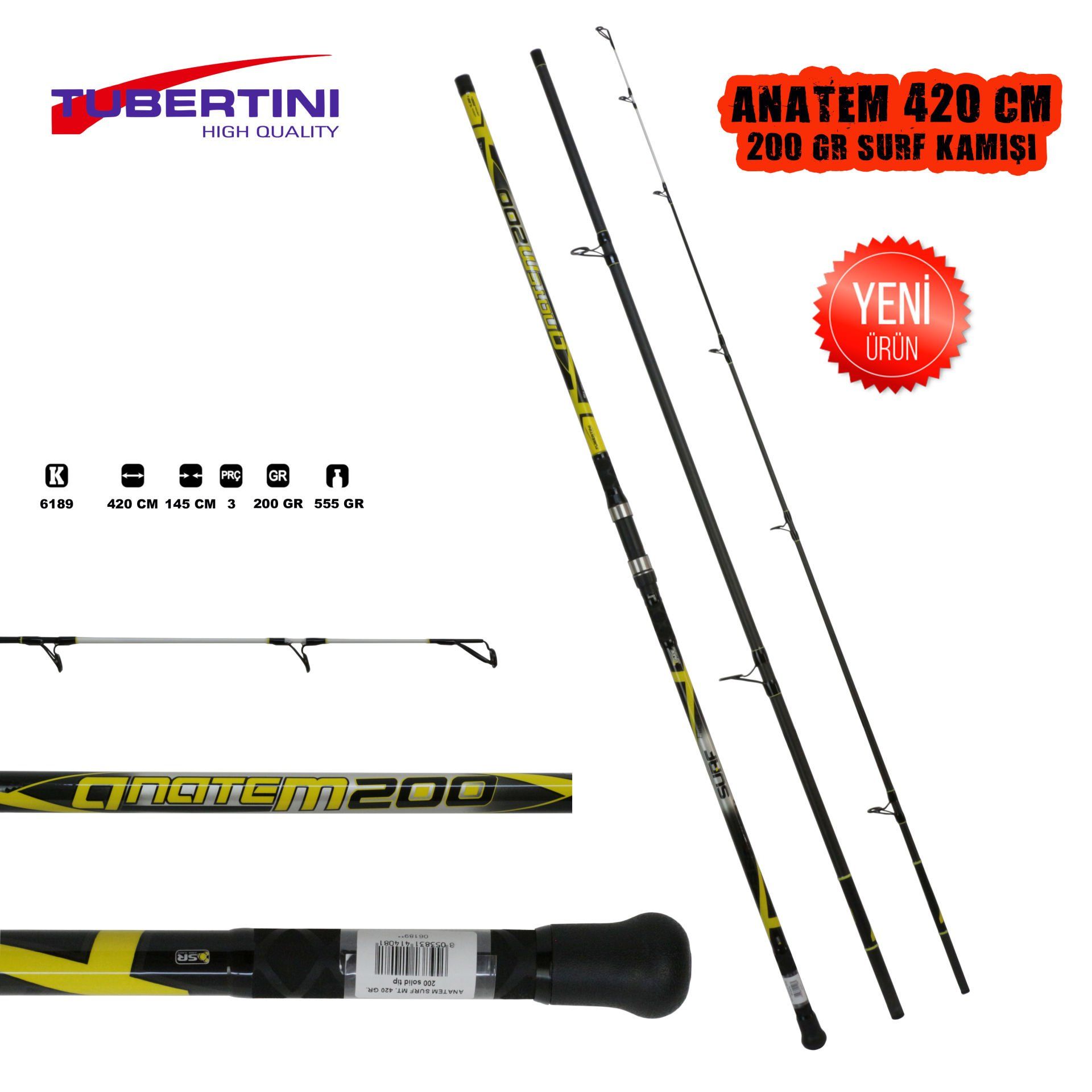 Anatem Surf 420 Cm Kamış 200G