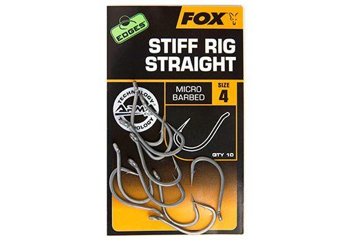 Fox Edges Stiff Rig Straight #6 - Sazan İğnesi