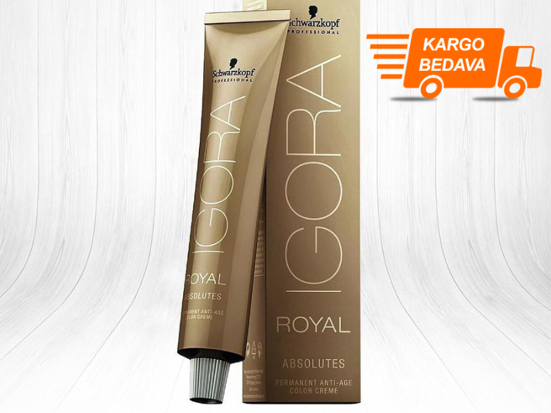 7 ADET Igora Royal Absolutes 4-60 Kahve Doğal Çikolata Saç Boyası
