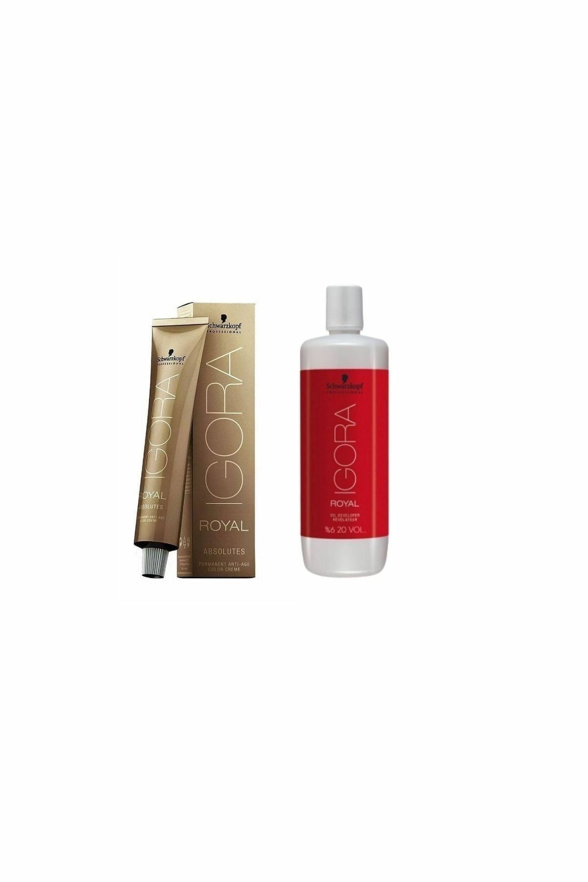 8 Adet Royal Absolutes 9-40 Sarı-doğal Bej Saç Boyası + 1l Oksidan (orijinal)