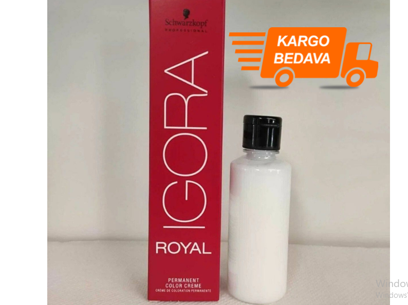 Igora Royal 0-11 Sarı Azaltıcı Saç Boyası + Oksidan (Emülsiyon)