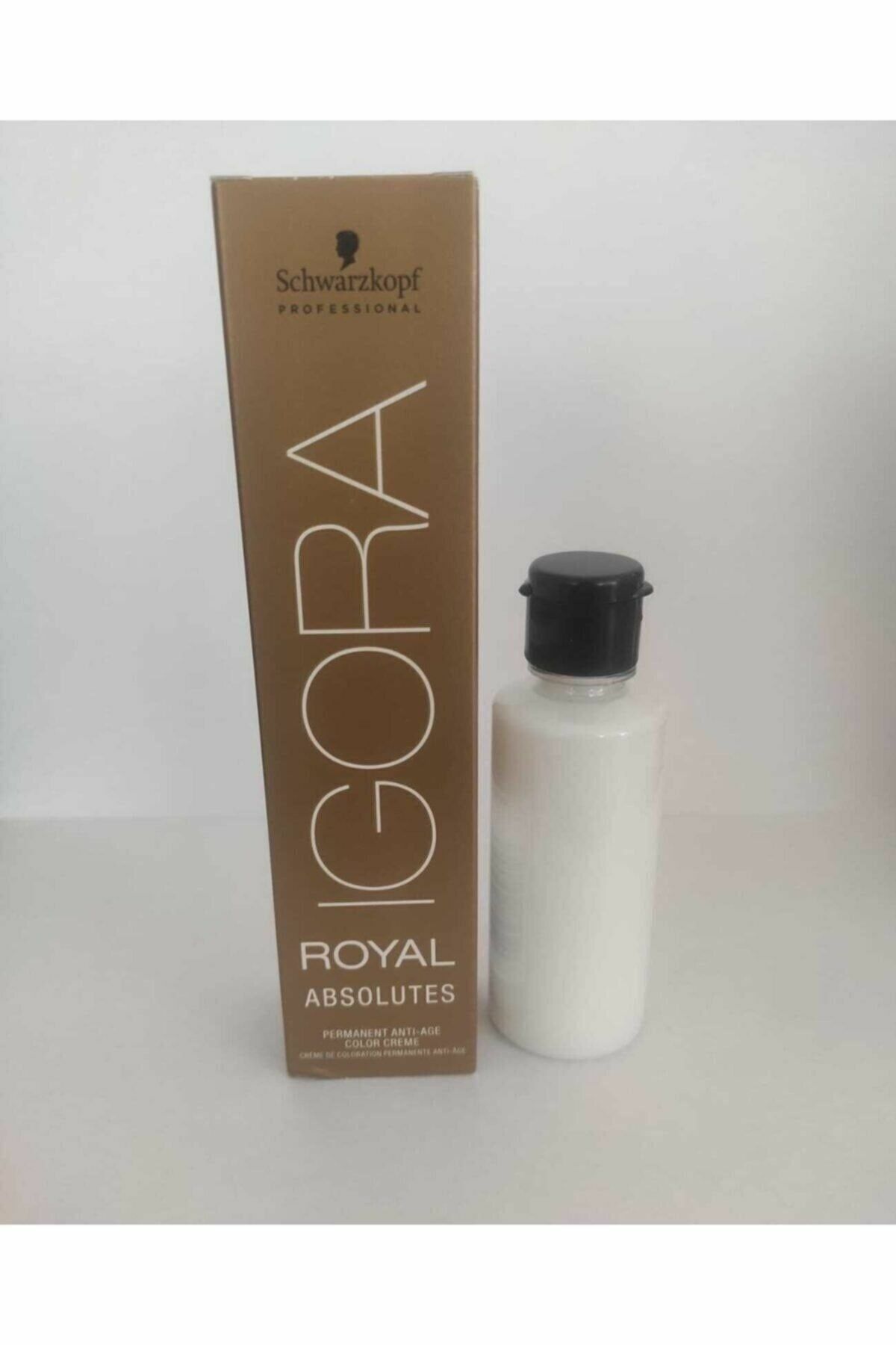 Igora Royal Absolutes 7-10 Kumral Sandre Doğal Saç Boyası + Oksidan (Emülsiyon)
