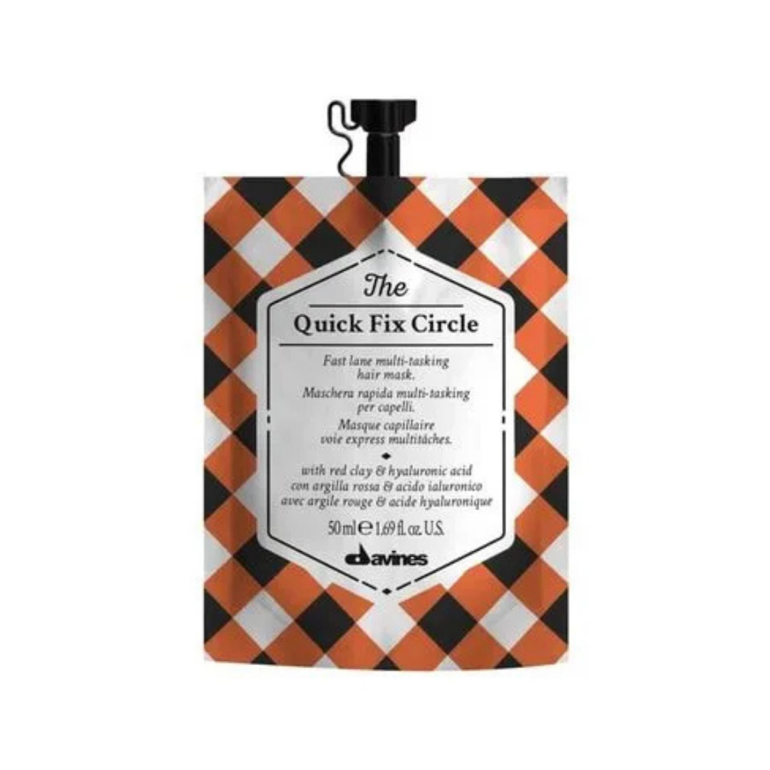 Davines The Quick Fix Circle Hızlı Etkili Çok Yönlü Saç Bakım Maskesi 50ml - %100 Orijinal