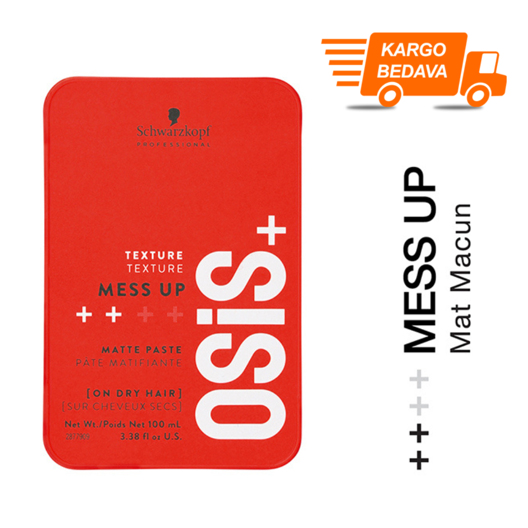 Schwarzkopf Osis Mess Up Mat Gum 100ml - %100 Orijinal