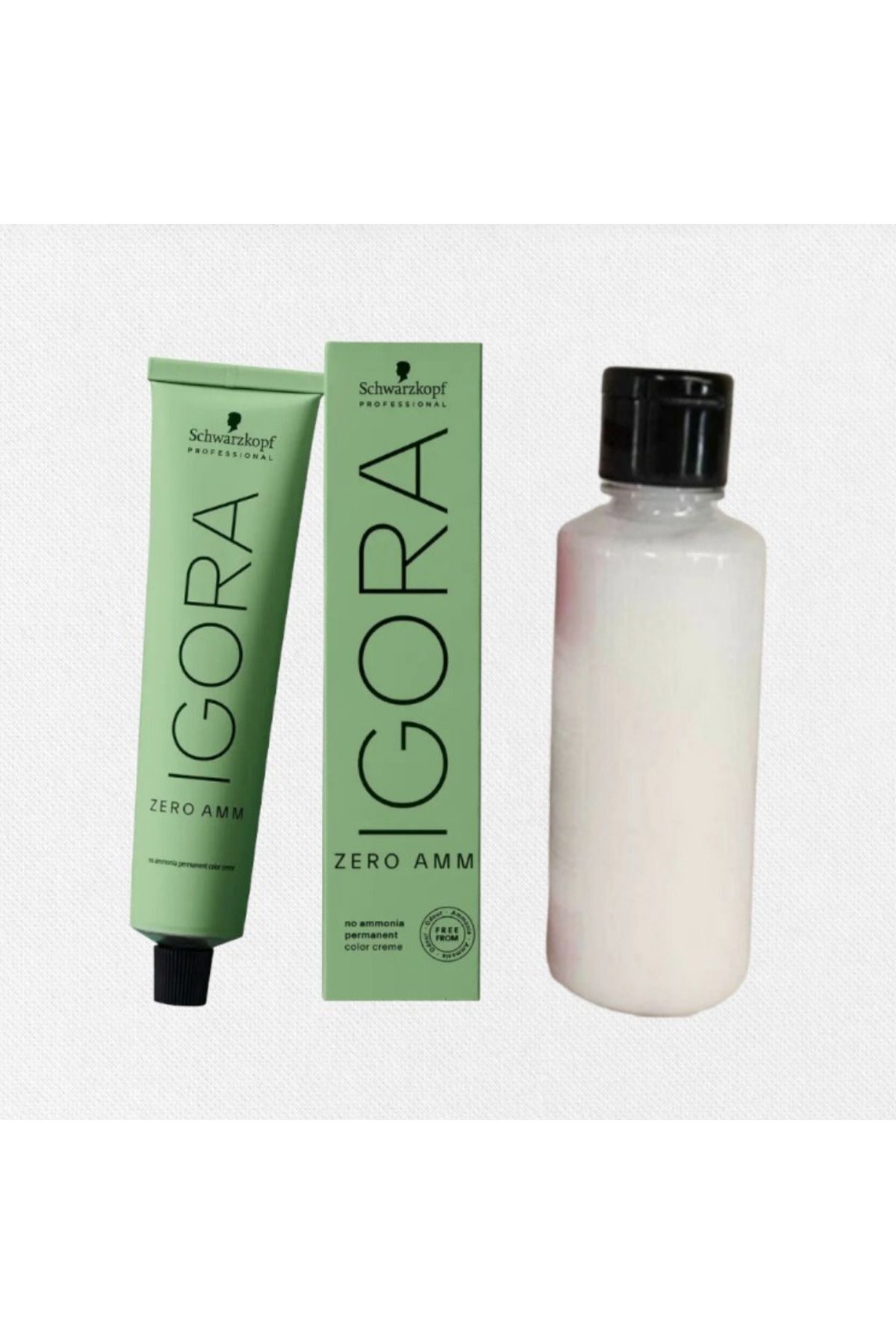 Igora Zero Amm 9-1 Saç Boyası + Oksidan(Emülsiyon)- %100 Doğal Amonyaksız- %100 Beyaz Kapama- Ücretsiz Kargo
