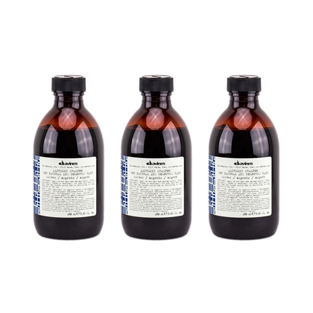 Ekonomik Üçlü Davines Alchemic Silver Gümüş Şampuan 280ml - %100 Orijinal %100 Doğal