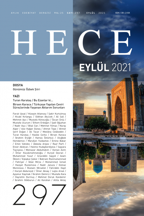 Hece 297.Sayı Eylül 2021