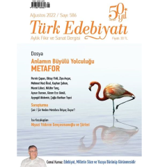 Türk Edebiyatı 586.Sayı Ağustos 2022