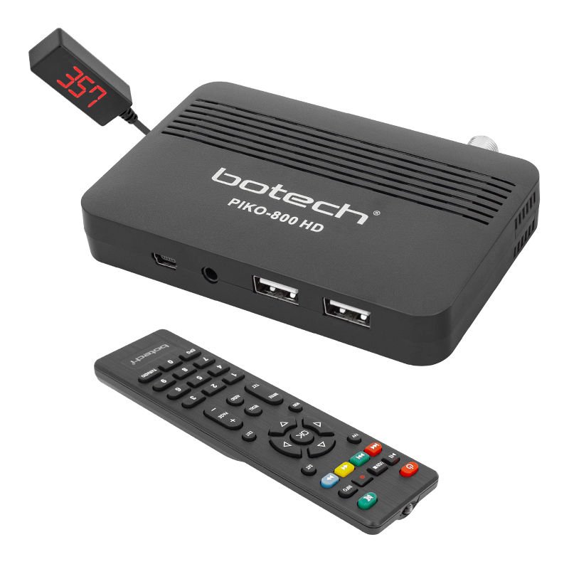 ﻿Botech Piko 800 IP Tv Destekli Full HD Mini TKGS'li Çanaksız Uydu Alıcısı