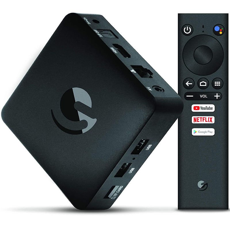 Ematic AGT419 Netflix 4K ULTRA HD Google Sertifikalı Mini Android TV Kutusu