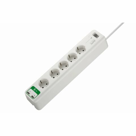 Apc By Schneider Electric 5'Li Akım Korumalı Priz 2 USB Hızlı Şarj Çıkışlı Beyaz PM5U-GR