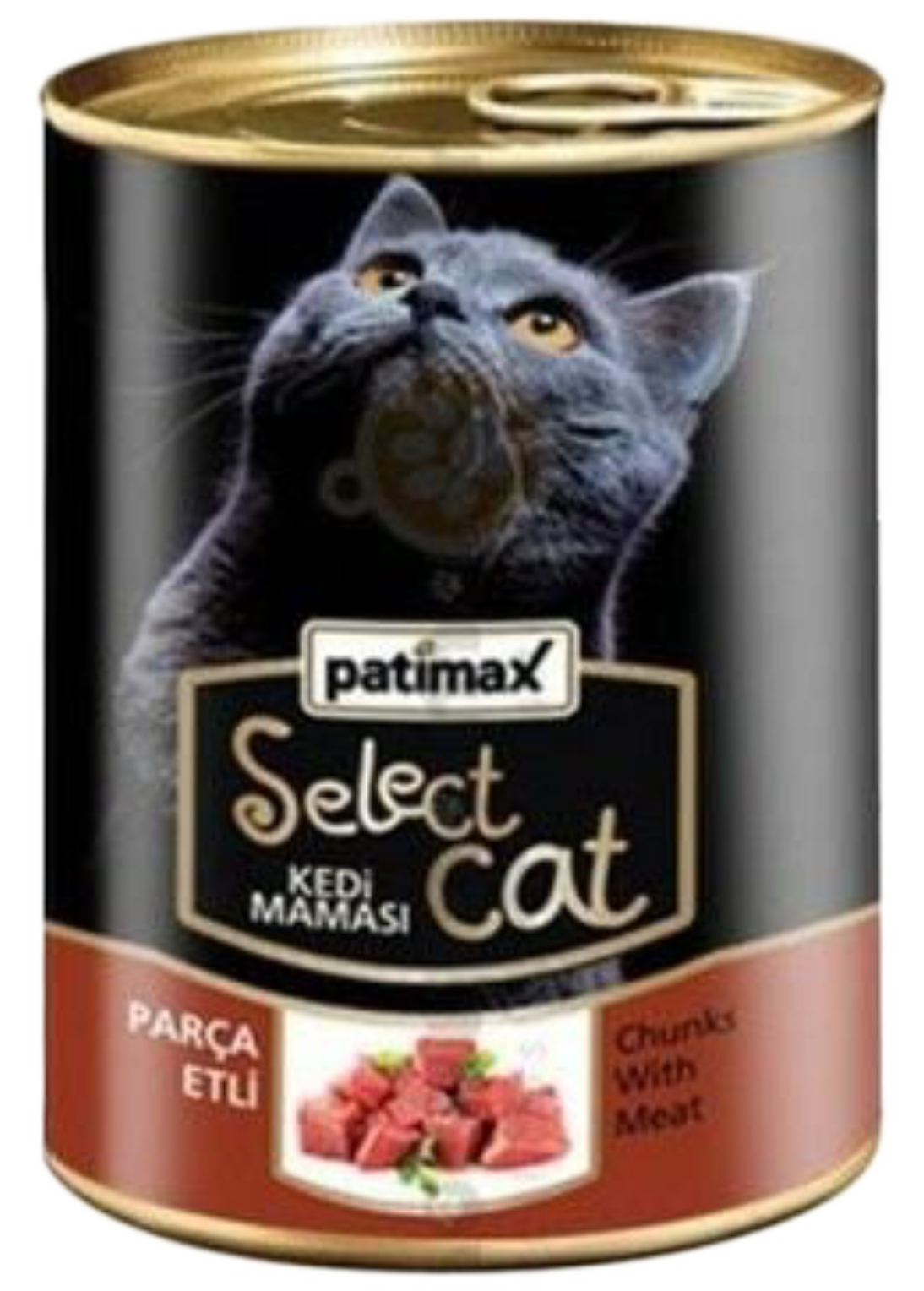 Patimax Parça Etli Kedi Konserve 400 G 24'lü