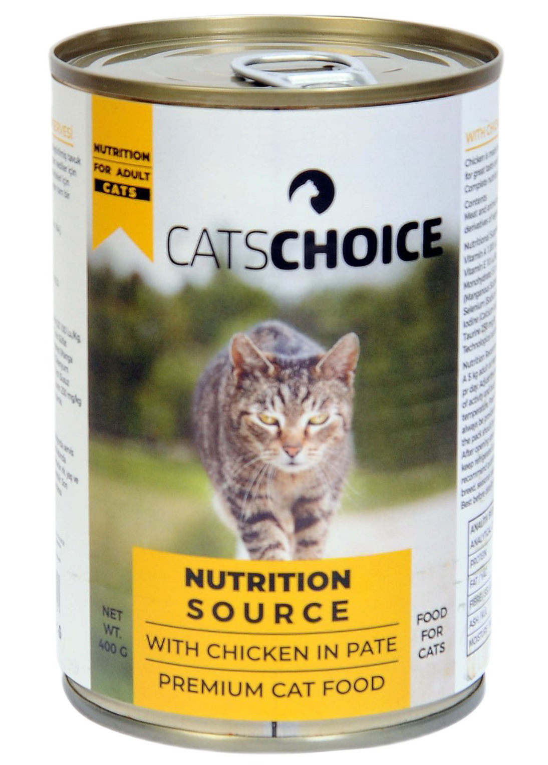 Cats Choice Tavuk Etli Pate Kedi Konserve 400 G 24'lü