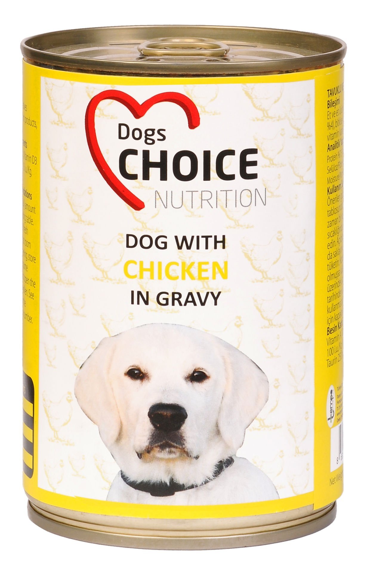 Dogs Choice Tavuk Etli Gravy Köpek Konserve 400 G 24'lü
