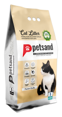 PetSand Naturel - Doğal Kokusuz Kedi Kumu 5 LT