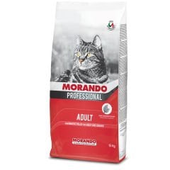 Morando Biftek & Tavuklu Kıbbles Yetişkin Kedi Maması 15 Kg.