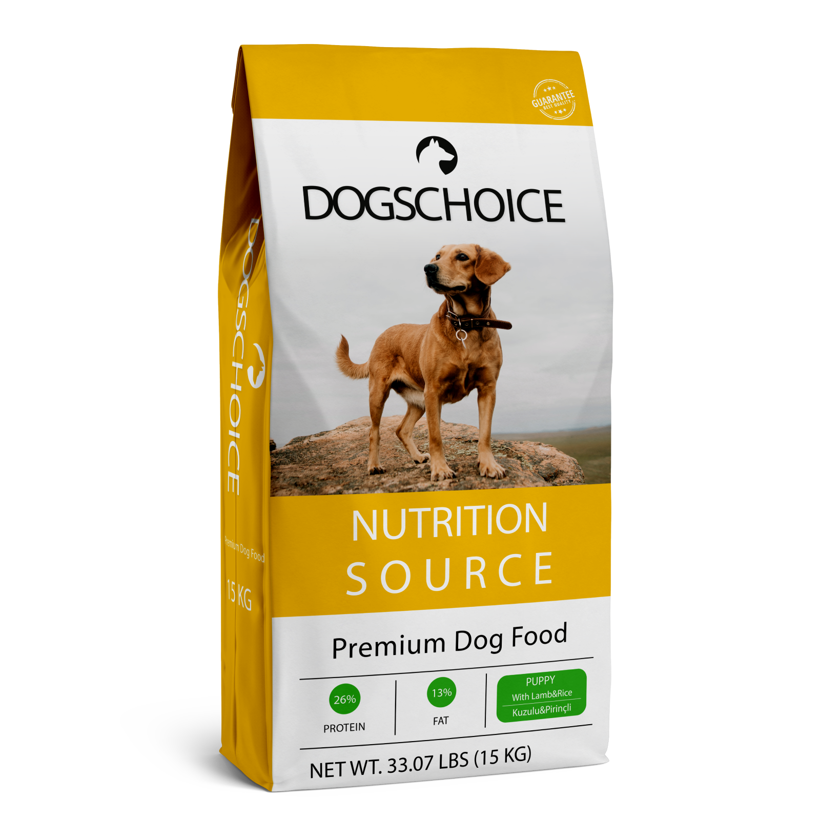 DogsChoice Premium Yavru Köpek Maması Kuzulu 15 KG