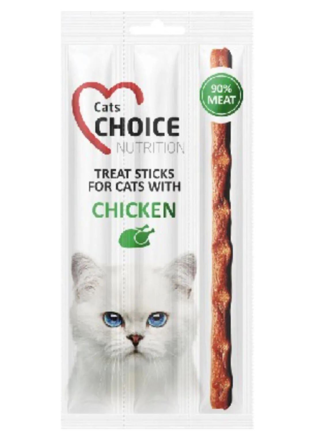 CatsChoice Tavuk Etli Sticks 3x5Gr. 24'lü