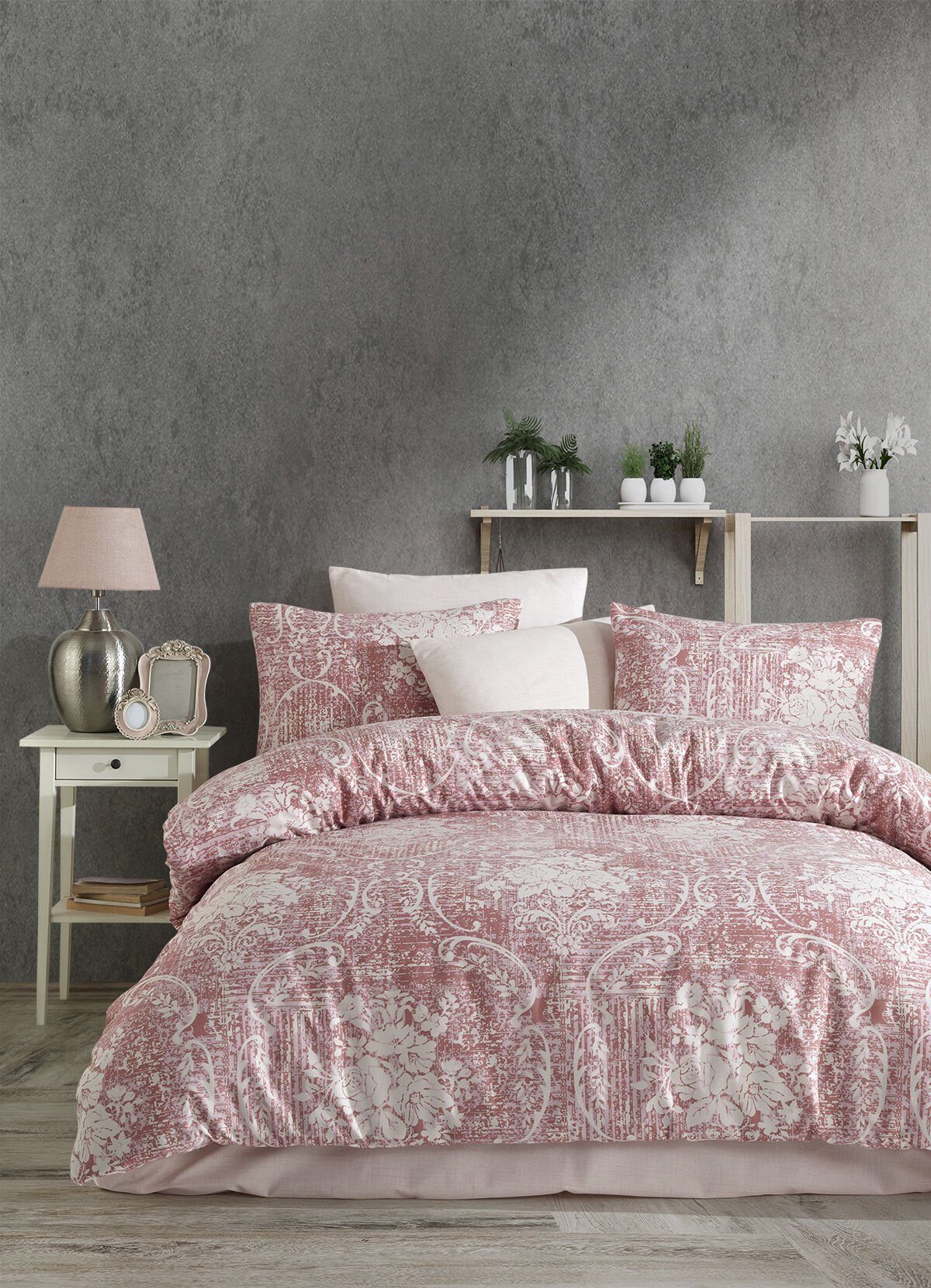 ALMOSS RANFORCE PAMUKLU LİANA ROSE NEVRESİM TAKIMI