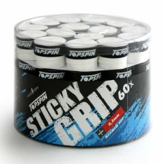 Topspin Sticky Grip 60x  Over Grip Beyaz