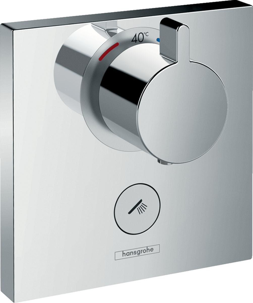 Hansgrohe ShowerSelect Termostat ankastre montaj, 1 çıkış ve ilave çıkış için 15761000