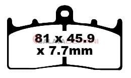 BMW R1150 RS (Integral ABS) (2001-2004) Sinter Ön Fren Balatasi EBC FA294HH*