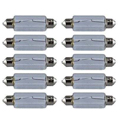 10 Adet 12V 15W Sofit Ampul 44mmx13mm