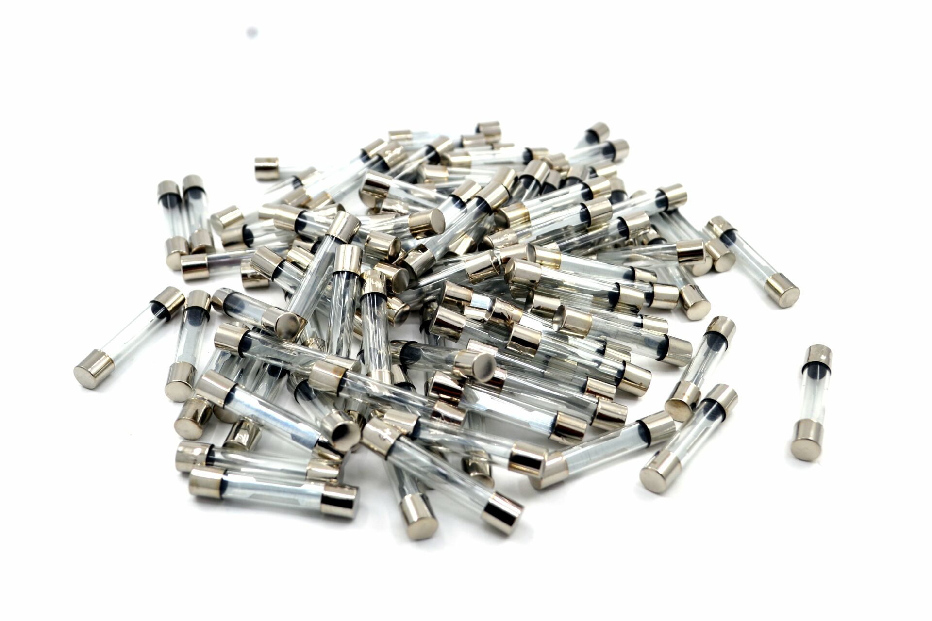100 Adet 20 Amper 30mm Büyük Cam Sigorta 20A