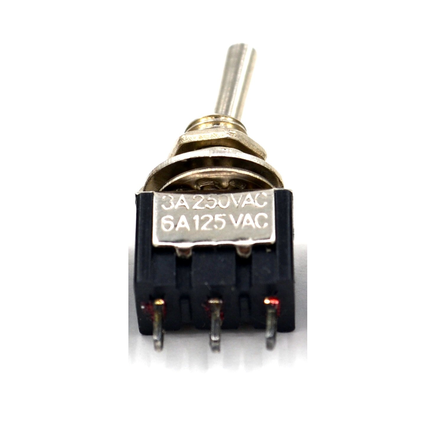 100 Adet Mini Toggle Switch 1-0 Metal Anahtar 3 Pin 12V-220V