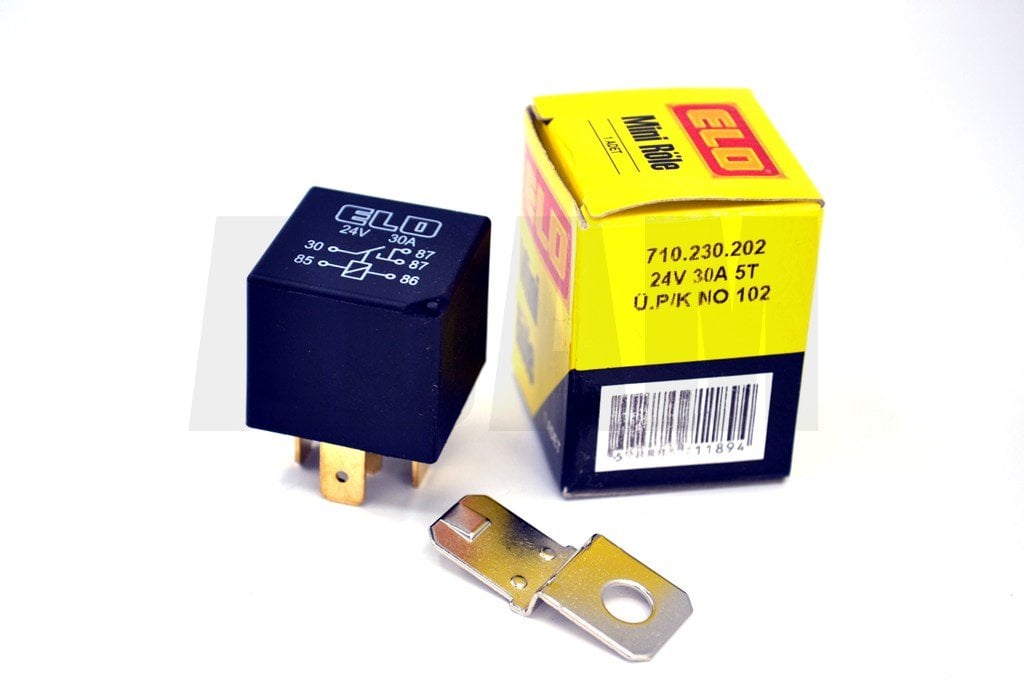 5 Pin Mini Röle 24V 30A
