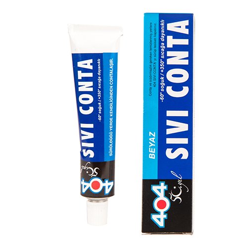 Beyaz Sıvı Conta 45Gr Tüp +350C°