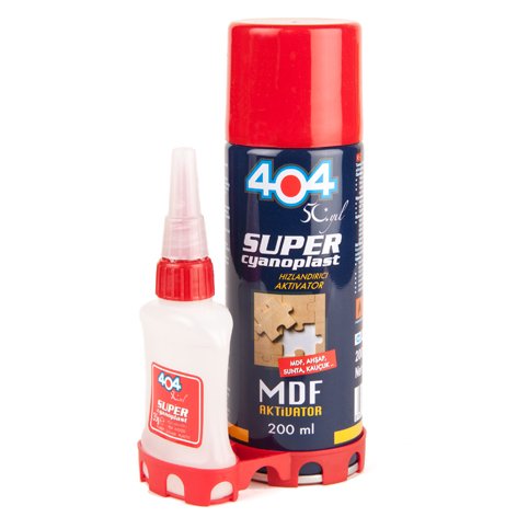 MDF Yapıştırıcı Hızlı Spreyli Kit 200ml