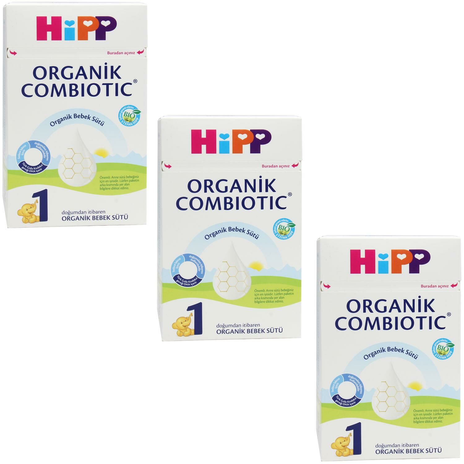 Hipp 1 Organik Combiotic 800 gr Bebek Sütü 3 ADET