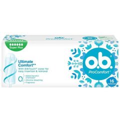 O.B. Pro Comfort Süper Plus Tampon 16 Adet