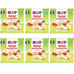 Hipp Organik Elmalı Pirinçli Bebek Gofreti 30 gr 6 ADET