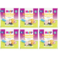 Hipp Organik Pirinçli Yaban Mersinli 8+ Ay Bebek Gofreti 30 gr 6 ADET