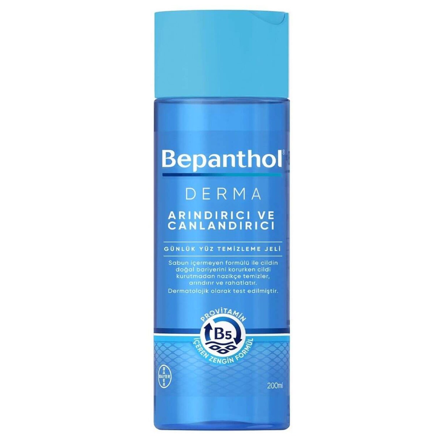 Bepanthol Derma Arındırıcı Ve Canlandırıcı Günlük Yüz Temizleme Jeli 200 ml