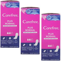 Carefree Plus Normal Günlük Ped 20'li 3 ADET