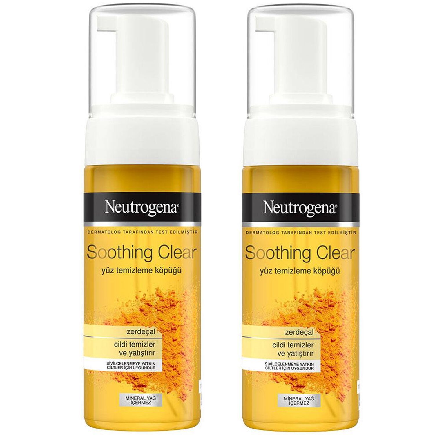 Neutrogena Soothing Clear Yüz Temizleme Köpüğü 150 ml 2 ADET