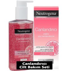 Neutrogena Canlandırıcı Pembe Greyfurt Özlü Yüz Temizleme Jeli 200 ml + Yağsız Nemlendirici 50 ml