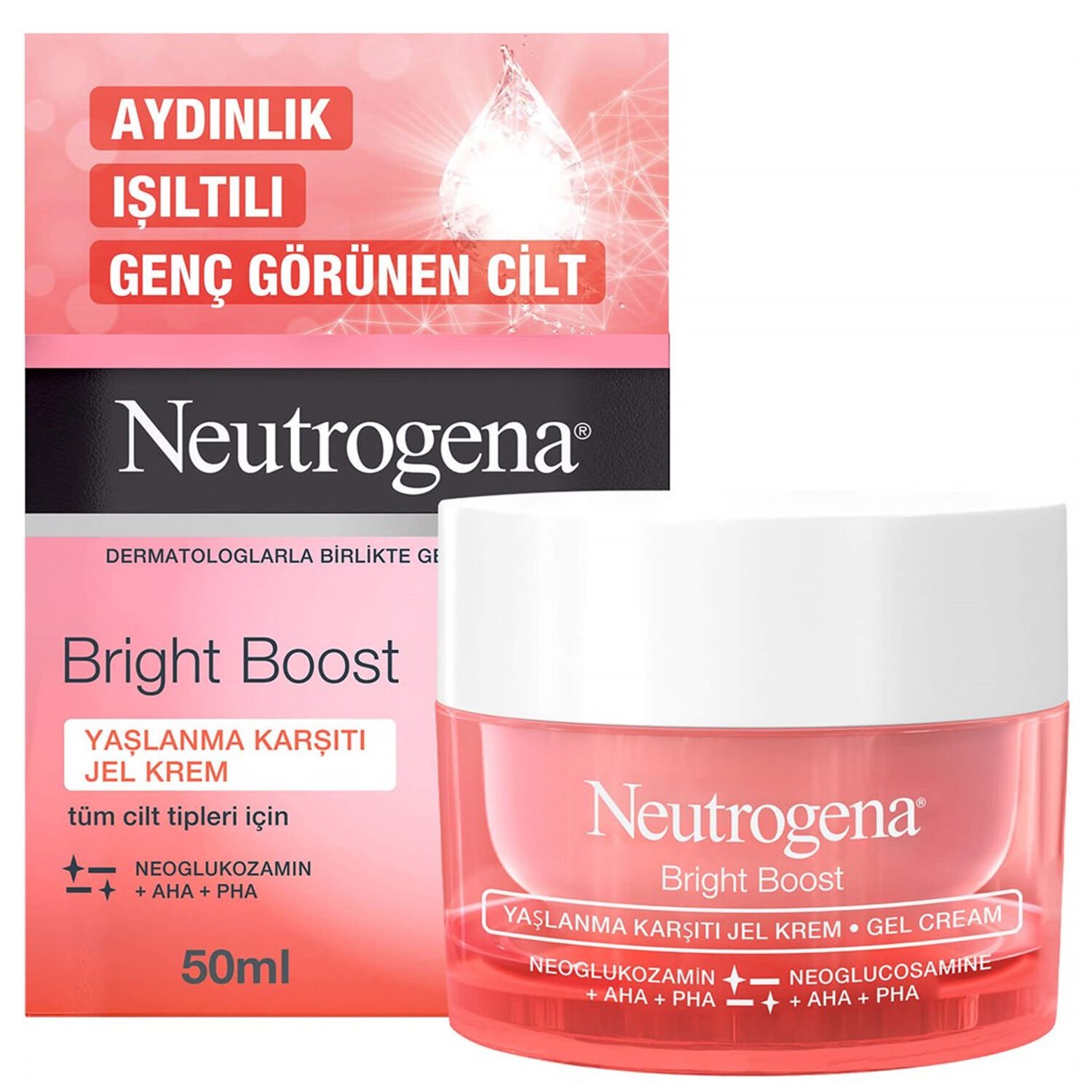 Neutrogena Bright Boost Yaşlan ma Karşıtı Jel Krem 50 ml