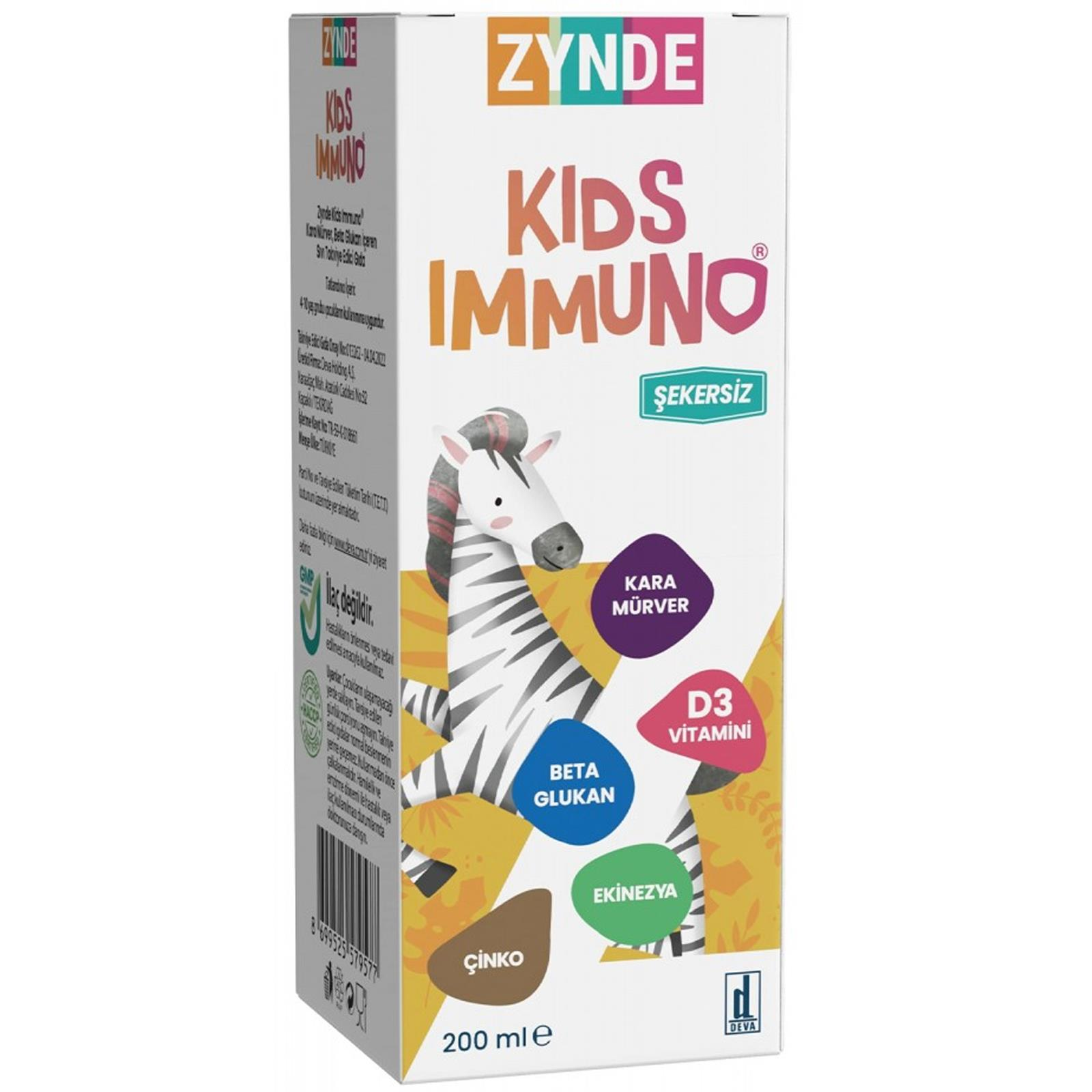 Zynde Kids Immuno Şurup 200 ml