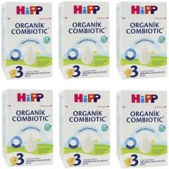 Hipp 3 Organik Combiotic 800 gr Devam Sütü 6 ADET