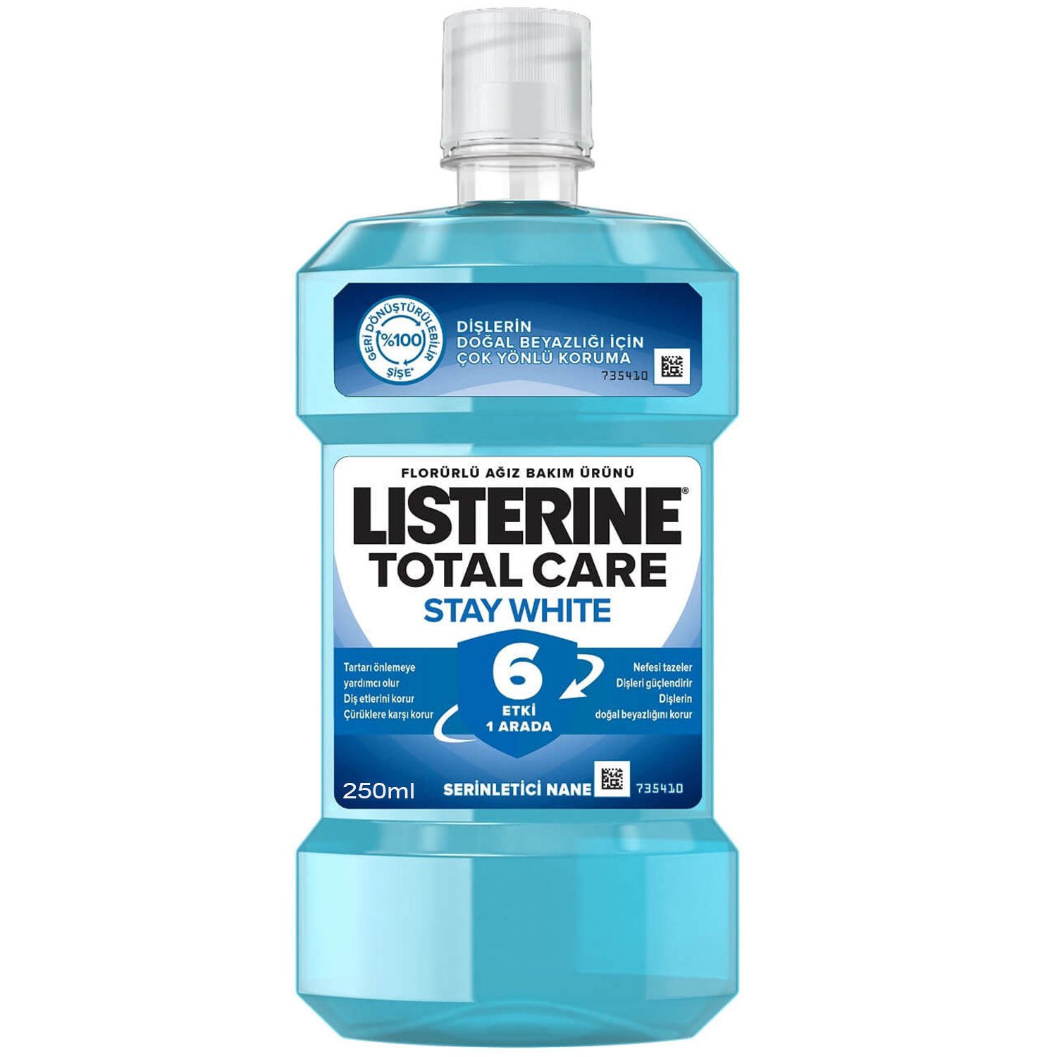 Listerine Stay White Serinletici Nane Ağız Gargarası 250 ml