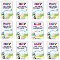 Hipp 3 Organik Combiotic Devam Sütü 350 gr 12 Adet