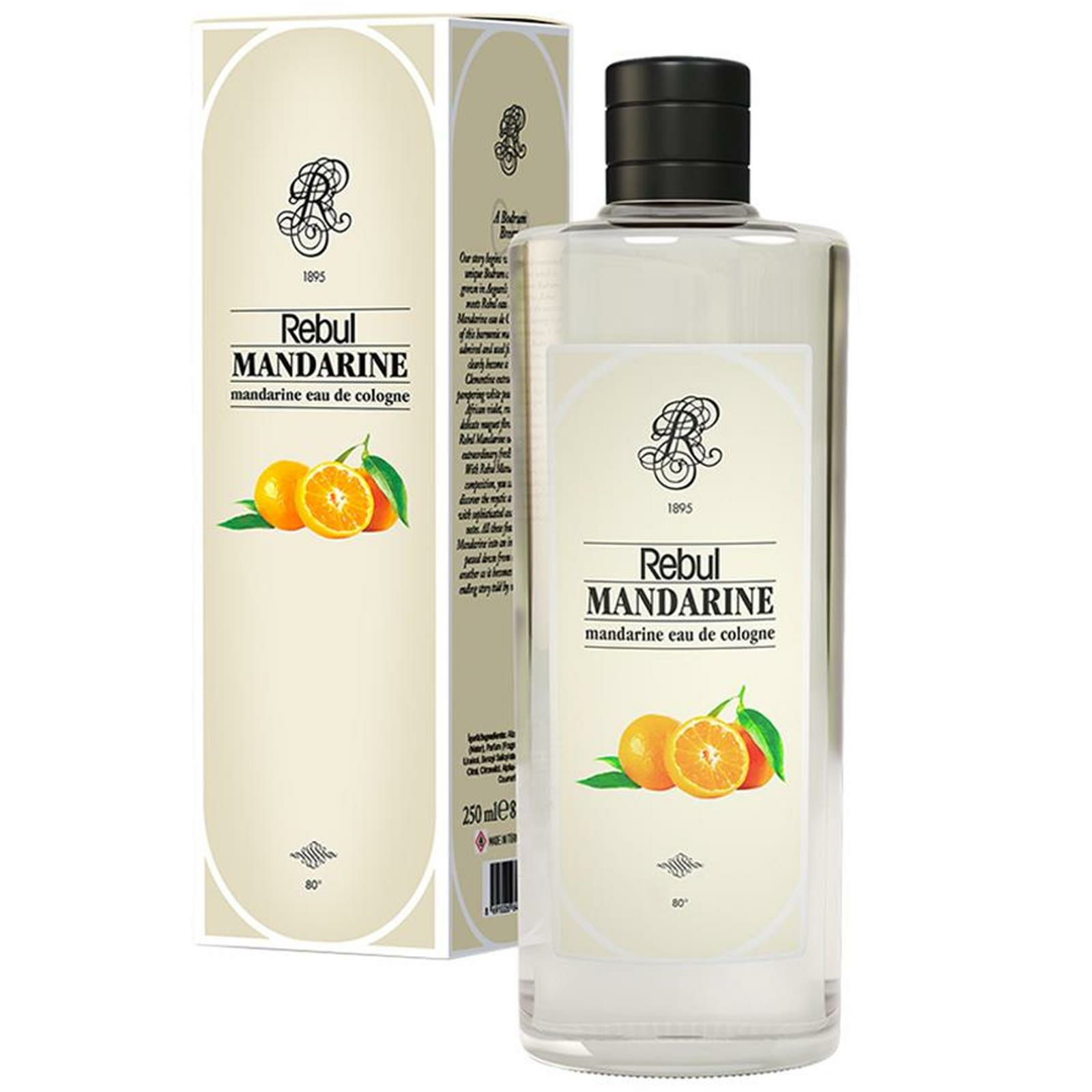 Rebul Mandarine Kolonyası Cam Şişe 250 ml