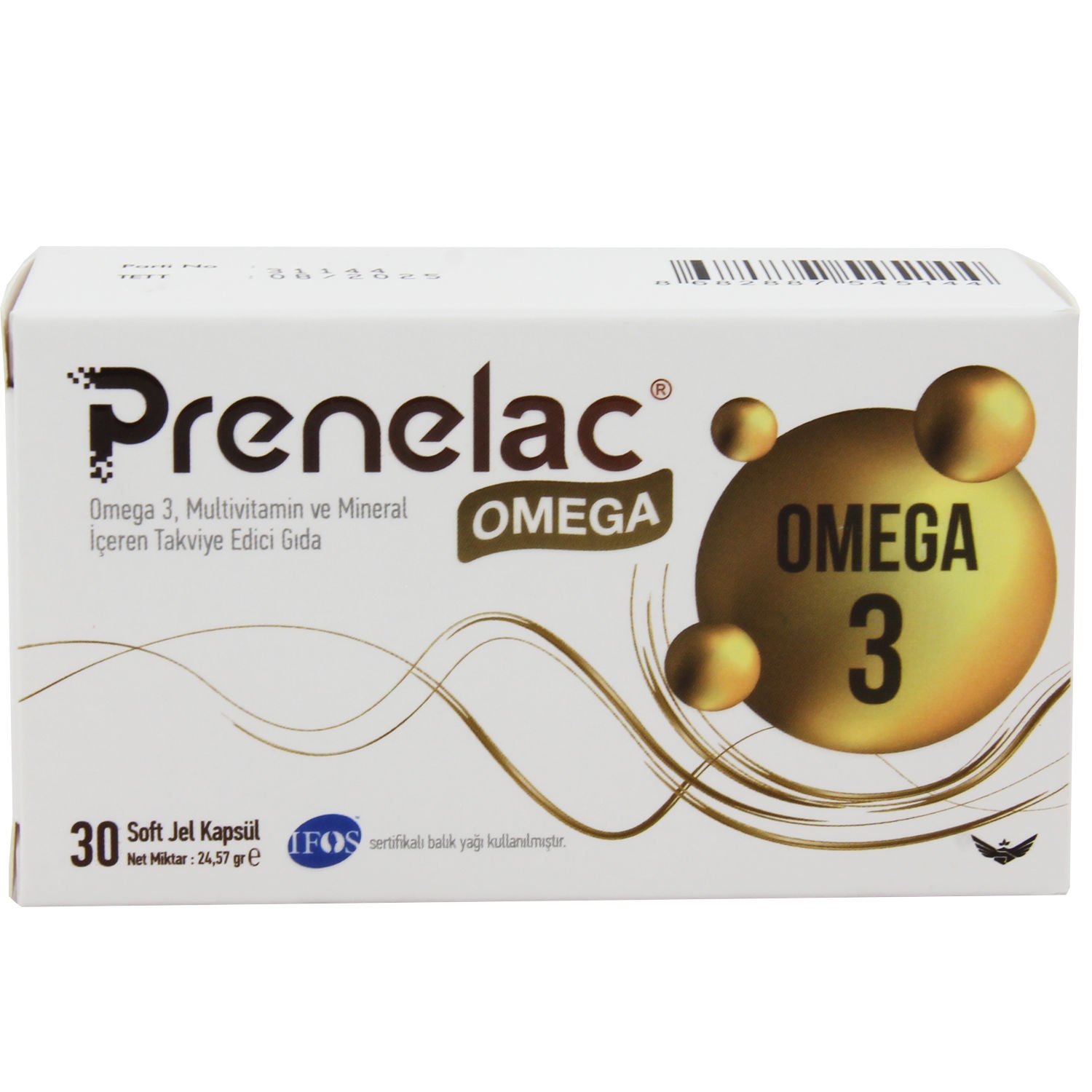 Prenelac Omega 3 Takviye Edici Gıda 30 Soft Jel Kapsül