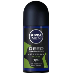 Nivea Men Deep Dimension Amazonia Erkek Deodorant Roll-On 50 ml